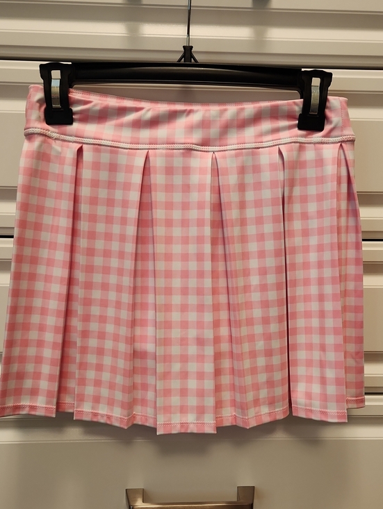 T.J.Maxx Dresses & Skirts - Pink & White Gingham Pleated Tennis Pickleball Skirt